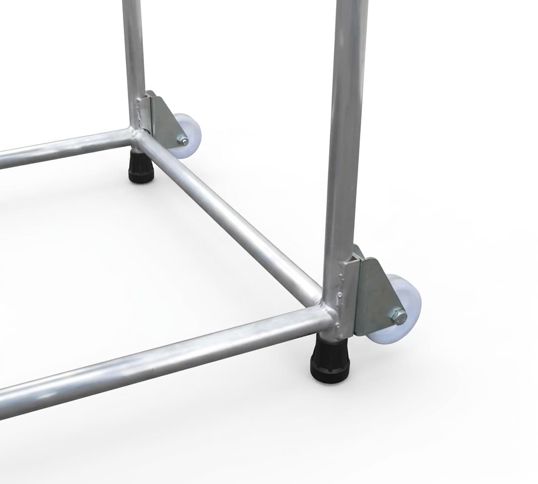 Передвижная монтажная подставка MEGAL тип 2 5 ступеней с двумя поручнями 051205