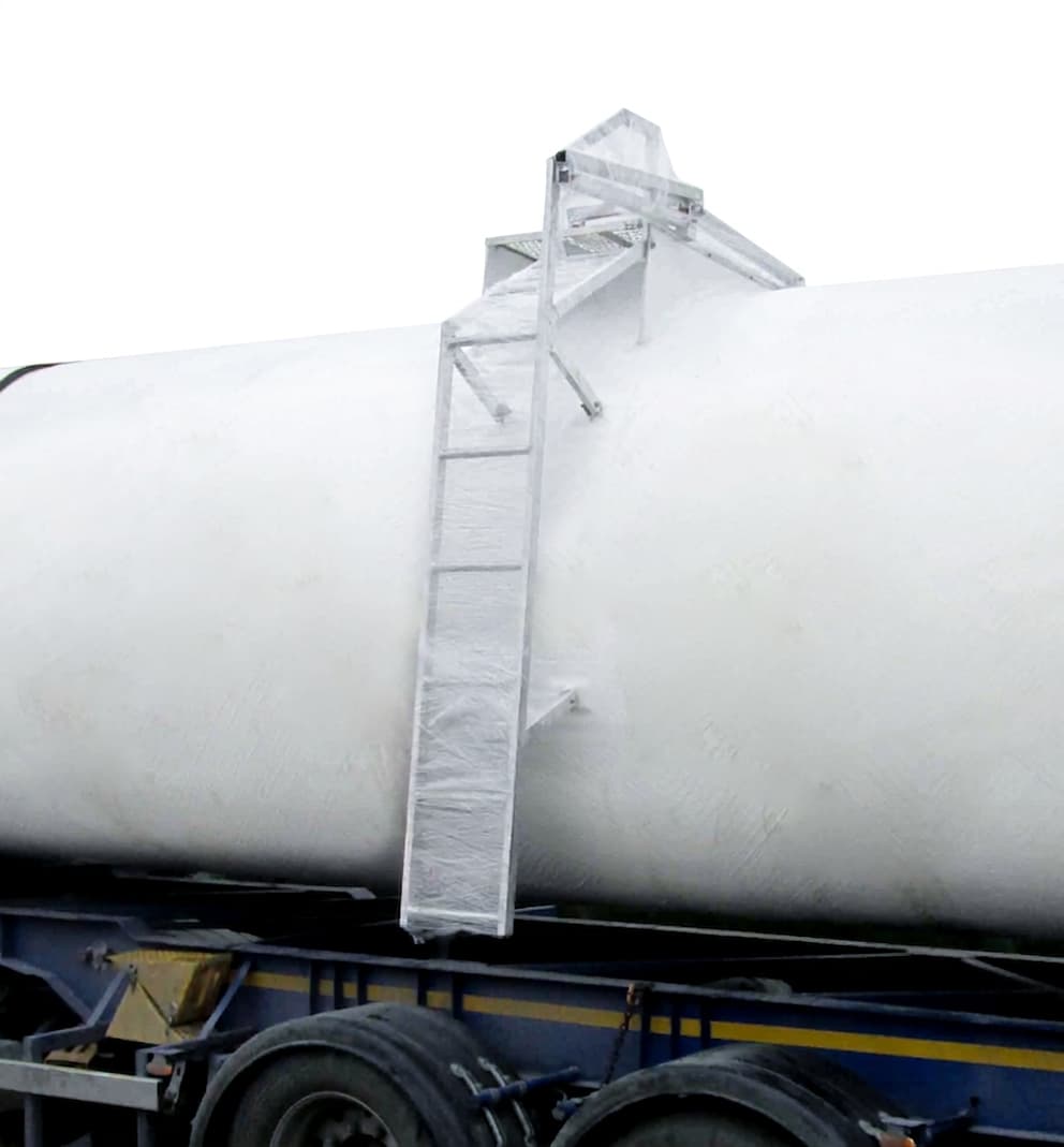 Лестница с площадкой для химстойкой транспортной ёмкости MEGAL ЛПХТ ЛПХТ