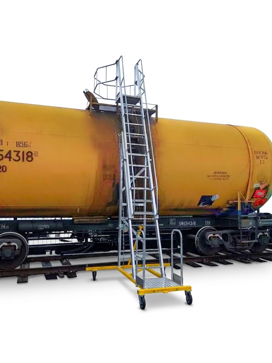 Вышка-стремянка для нефтяной промышленности MEGAL ВСА-5Н-1 (3,6-5) алюминиевая 704021