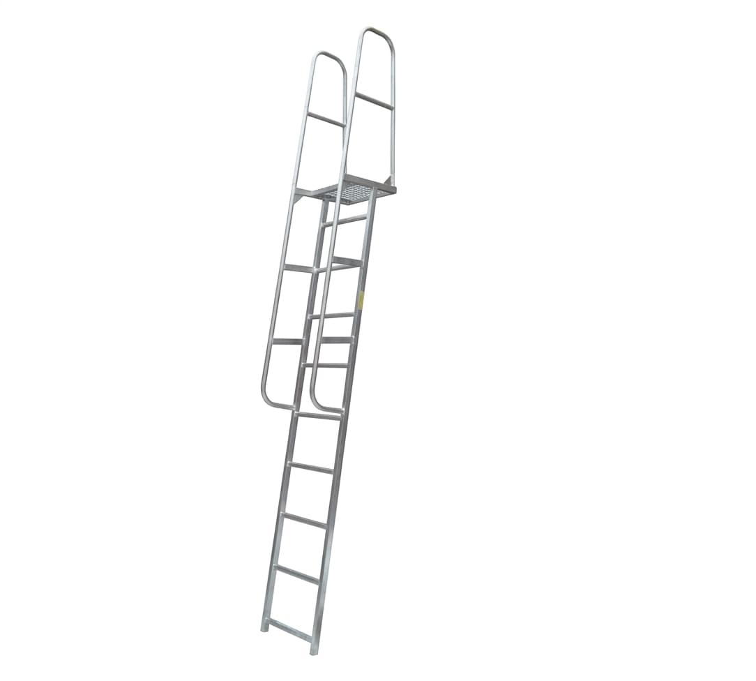 Приставная лестница с поручнями MEGAL ЛПНА 3,0/4,17 алюминиевая 320541