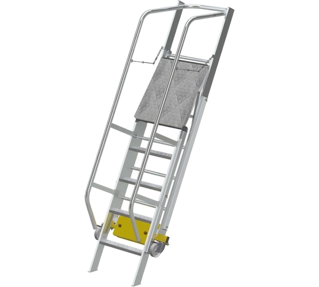 Лестница с платформой MEGAL ЛСПК-1,9/0,82 компактная 261019