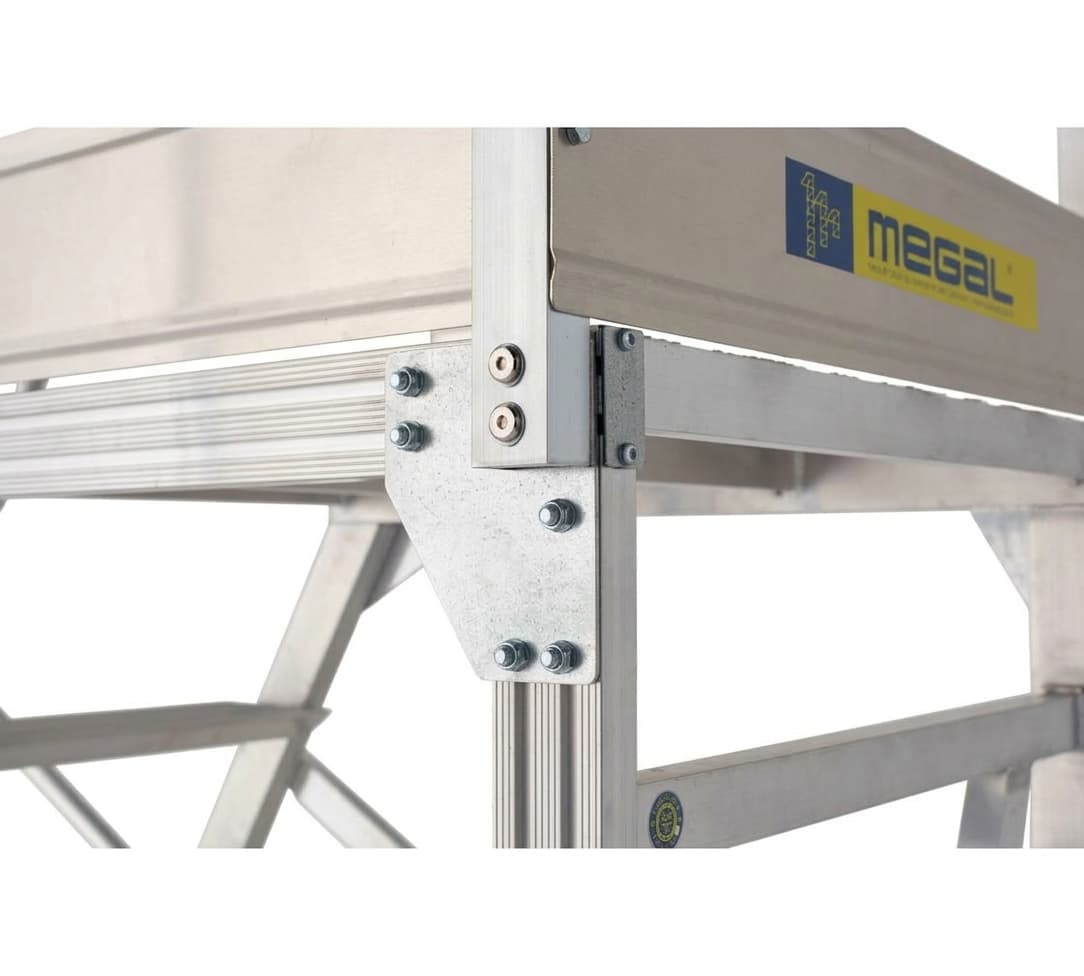 Разборная вышка-стремянка на колесах MEGAL ВС-2 150 кг ВС-2