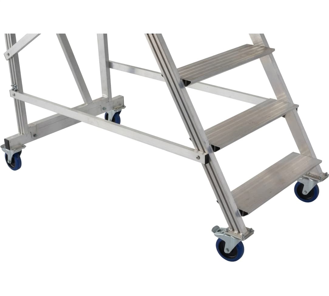 Разборная вышка-стремянка на колесах MEGAL ВС-2 150 кг ВС-2