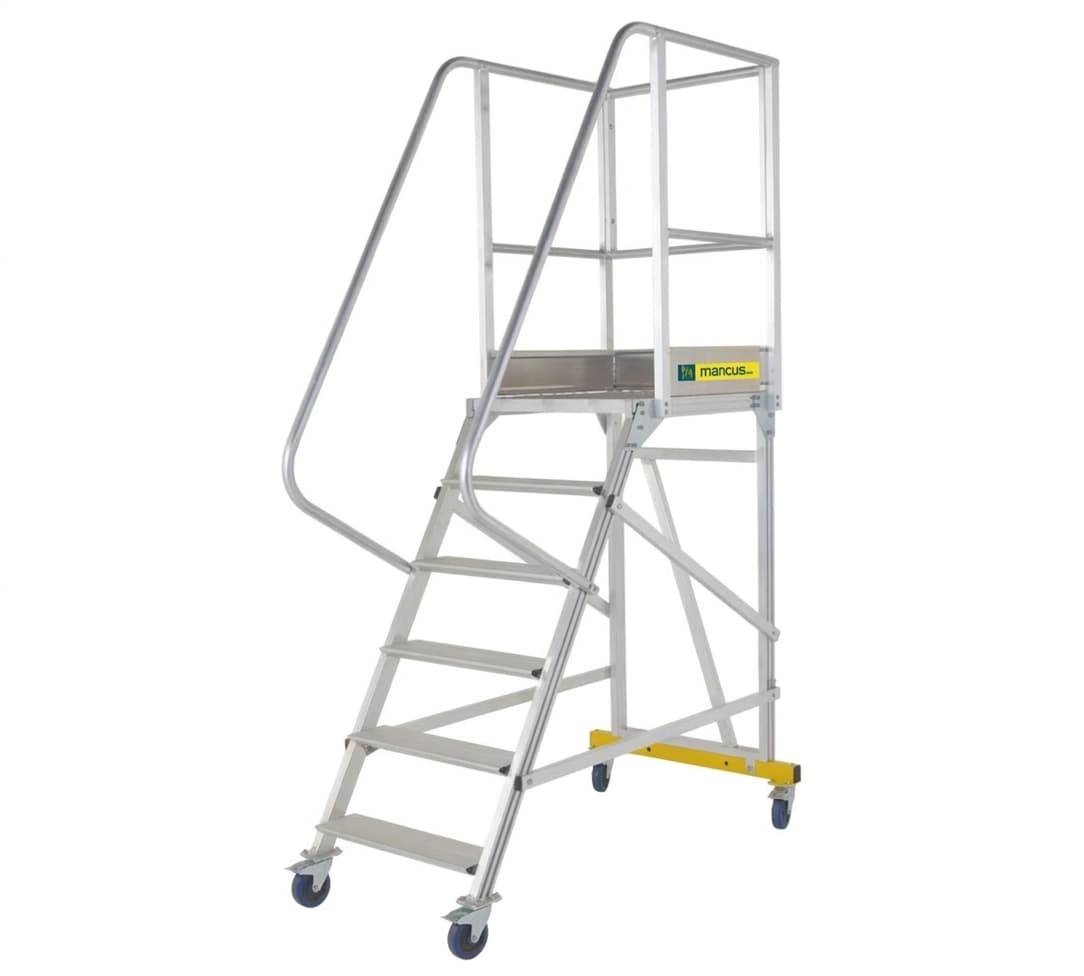 Разборная вышка-стремянка на колесах MEGAL ВС2-0,8 150+150 кг 221508