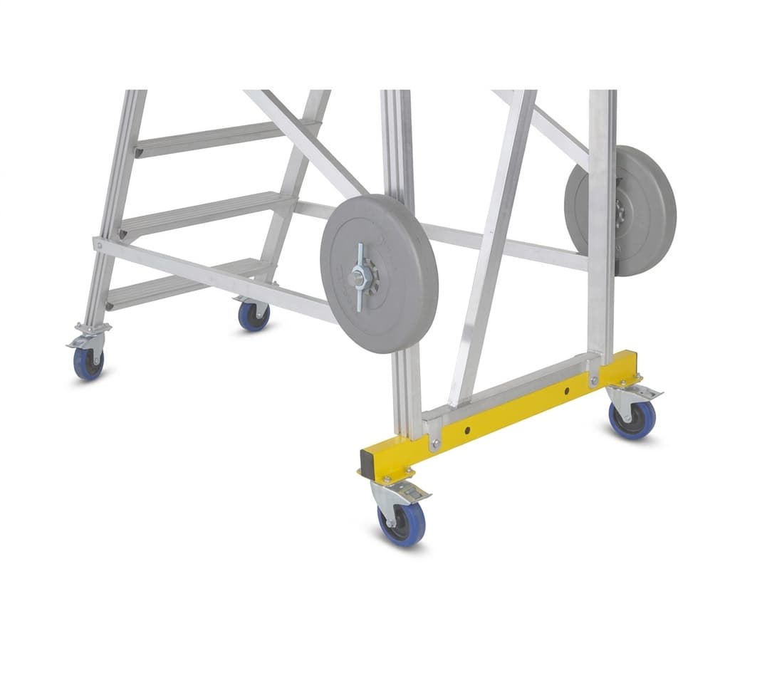 Разборная вышка-стремянка на колесах MEGAL ВС2-1,2 150+150 кг 221512