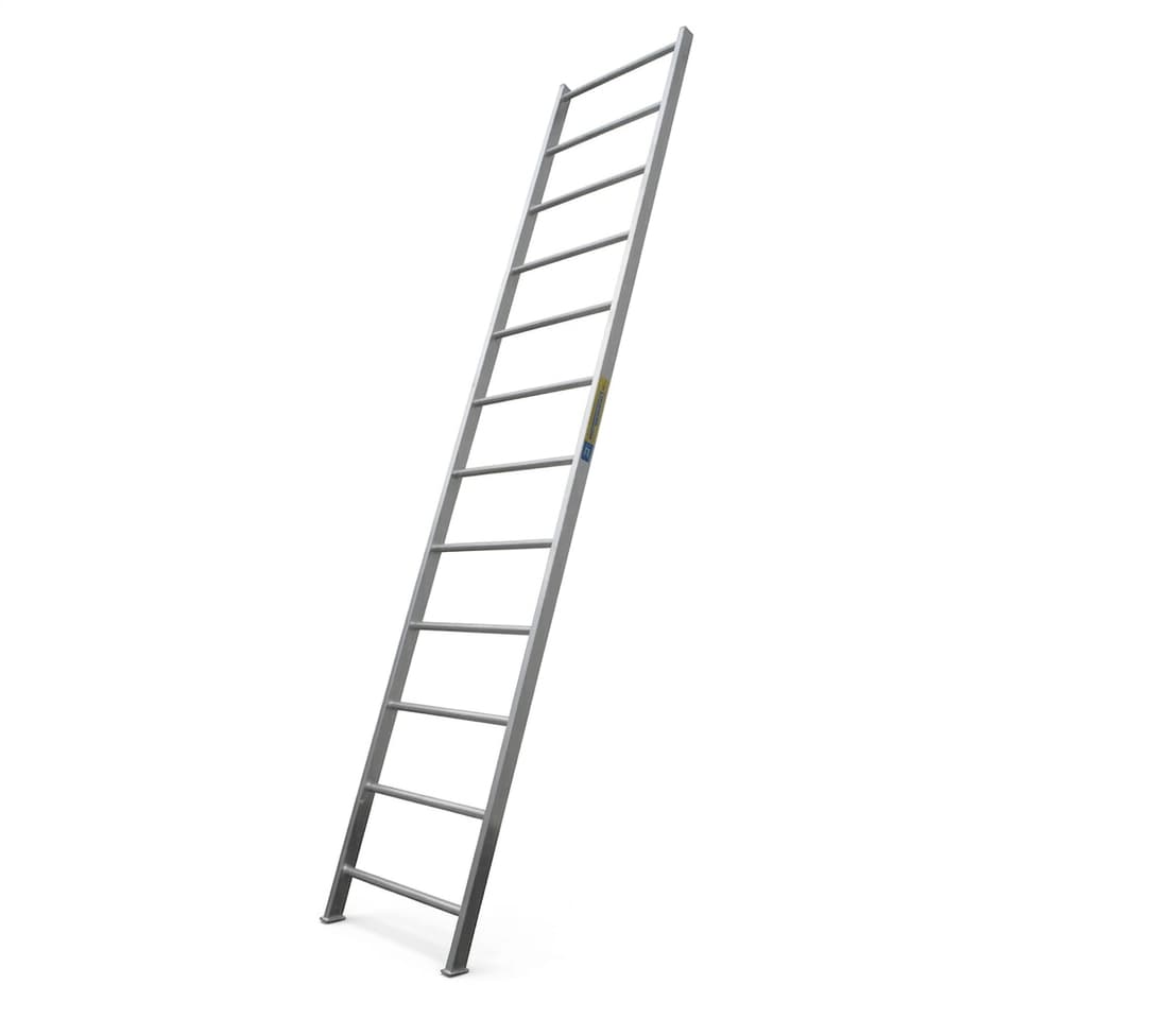Приставная односекционная лестница MEGAL ЛПА-3х0,75 алюминиевая 320230