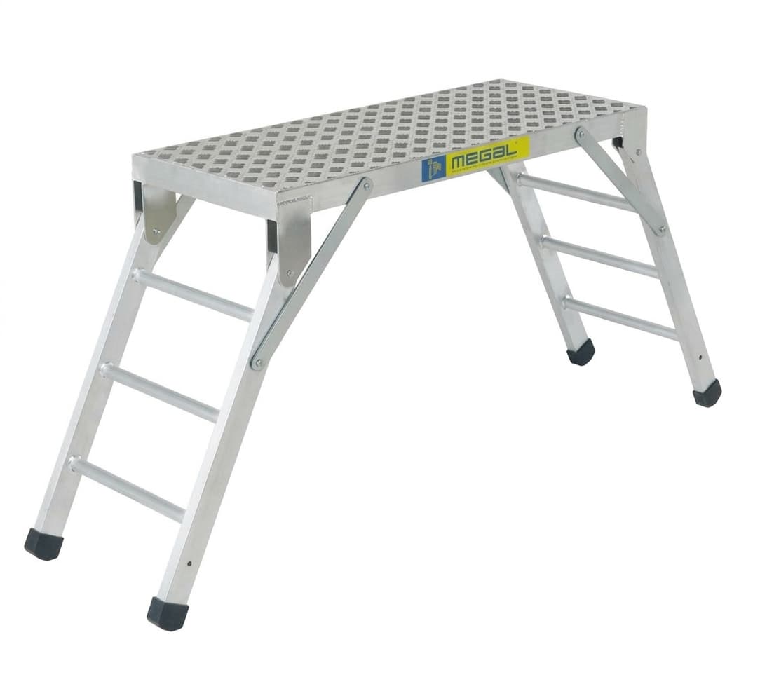 Раскладные алюминиевые подмости MEGAL ПРА-1,2 1,4х0,5 051503