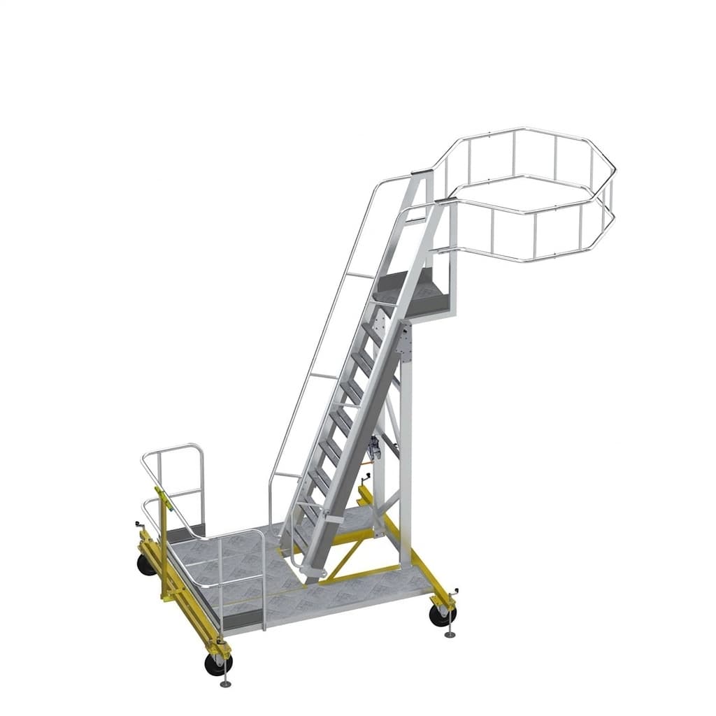 Вышка-стремянка для нефтяной промышленности MEGAL ВСА-4,2Н-1 (2,8-4,2) алюминиевая 704011