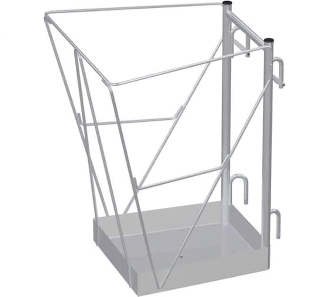 Площадка навесная MEGAL ПЛА 0,6х0,55 м 120 кг для лестниц 400101