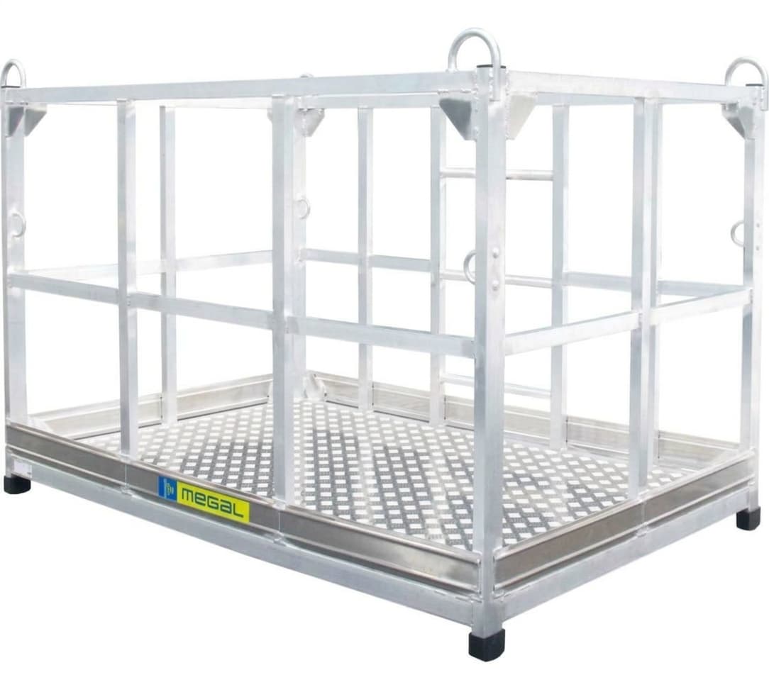 Площадка подвесная MEGAL ППА-4 1,7х1,1 м 320 кг алюминиевая 401004