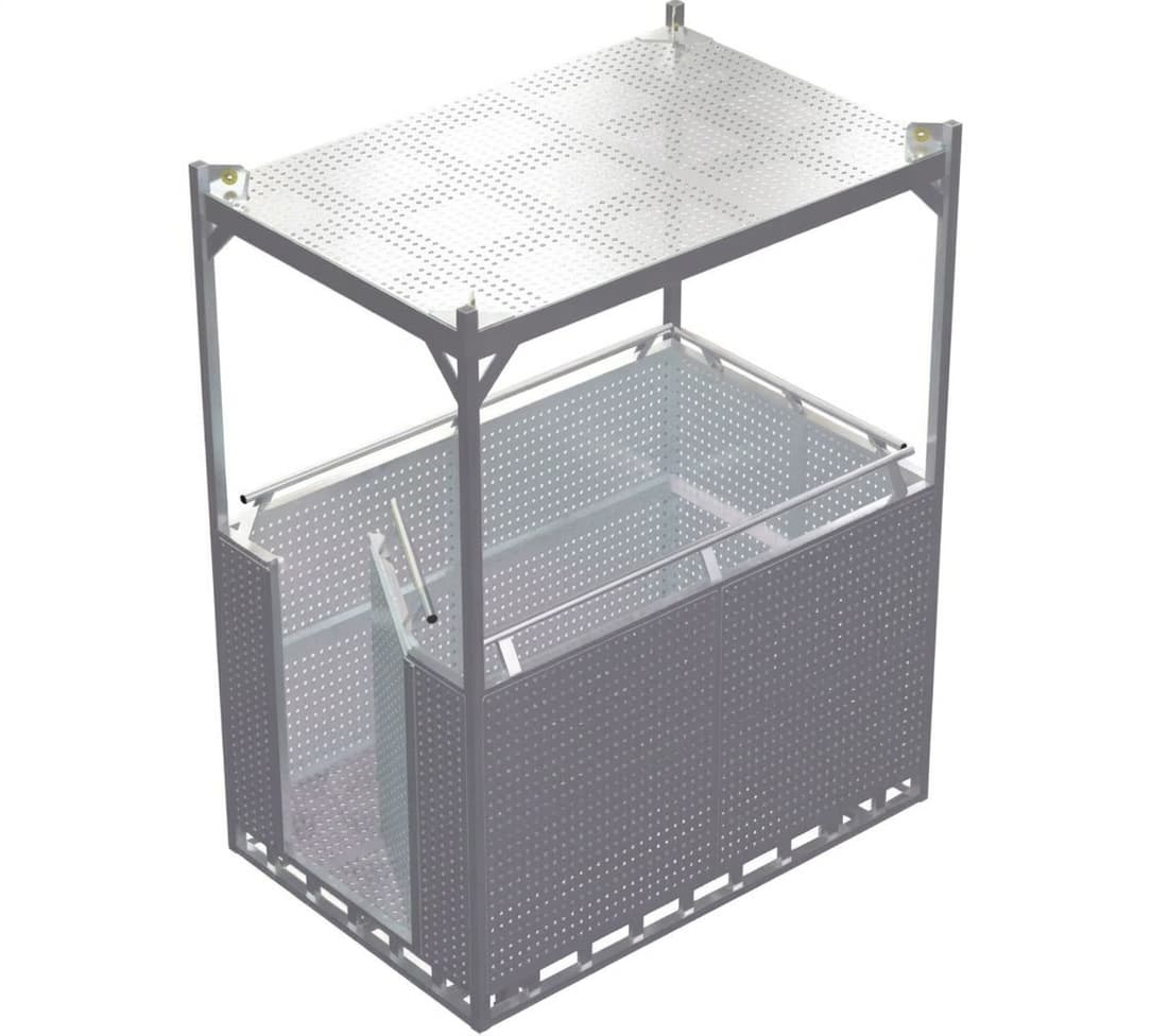 Подвесная люлька MEGAL ЛПА-4/1 алюминиевая 402040