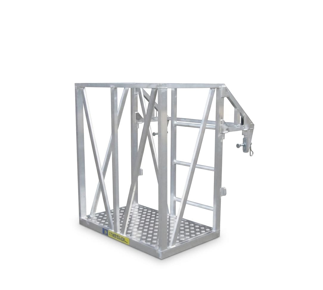 Навешиваемая площадка MEGAL ПНА-1 с прижимным механизмом на кран-балку 36М 403136