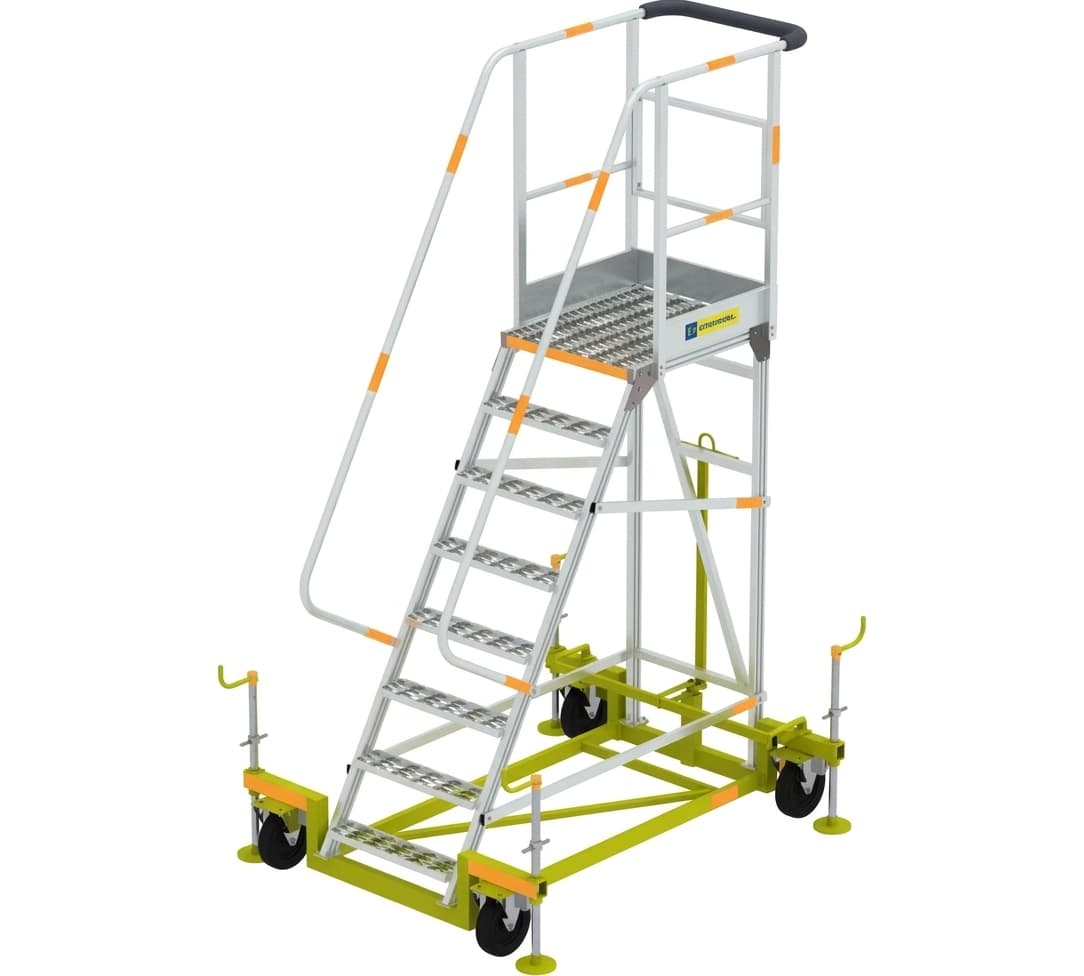 Вышка-стремянка MEGAL ВСА-1А алюминиевая авиационная 701010