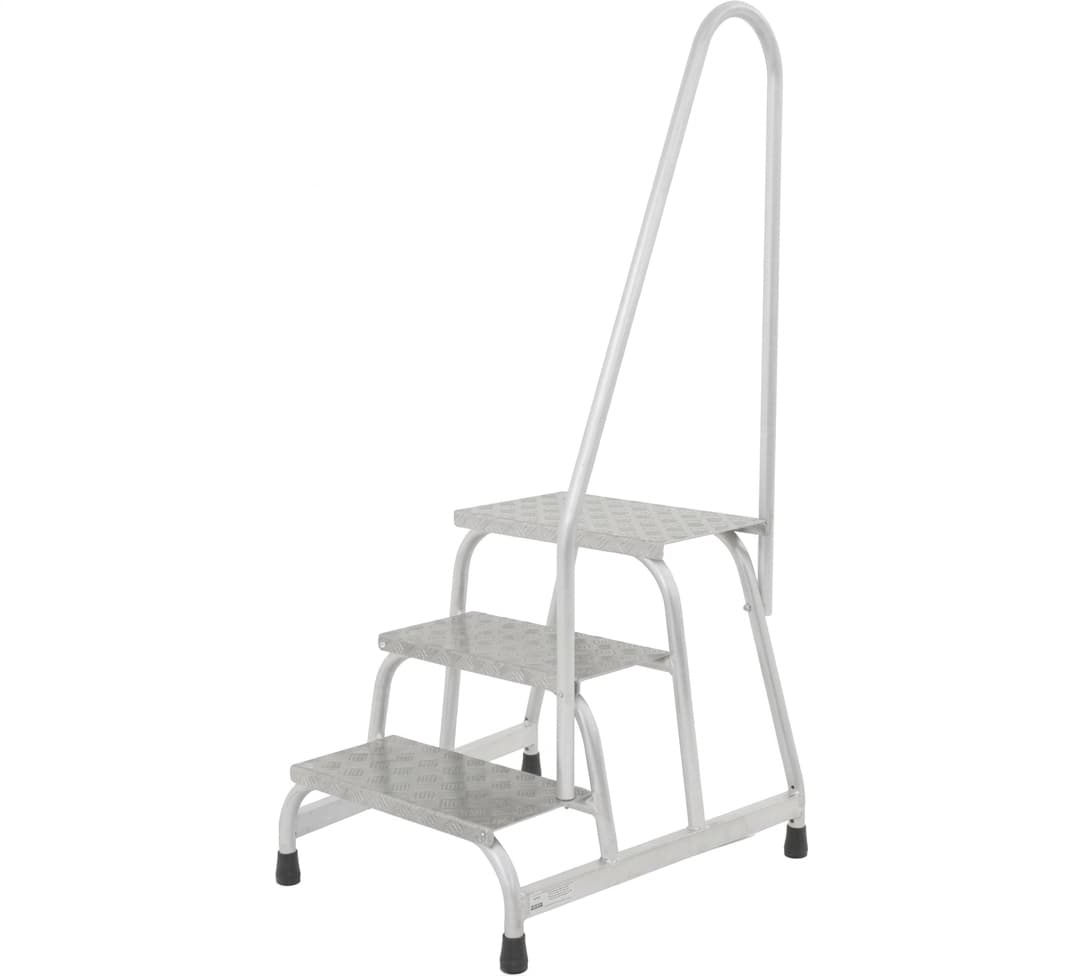 Монтажная подставка MEGAL тип 1 3 ступени с одним поручнем 050303