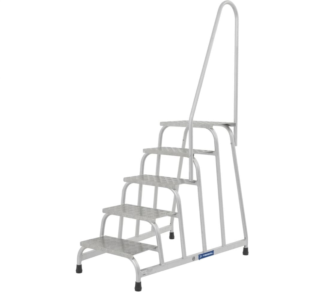 Монтажная подставка MEGAL тип 1 5 ступеней с одним поручнем 050305