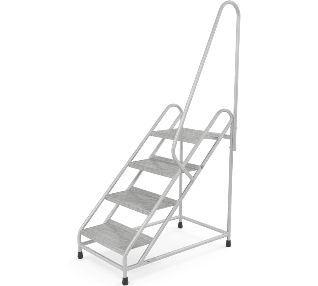 Монтажная подставка MEGAL тип 2 4 ступени с одним поручнем 050804