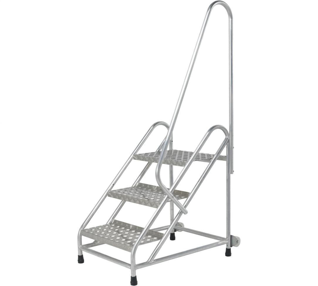 Передвижная монтажная подставка MEGAL тип 2 3 ступени с одним поручнем 051103