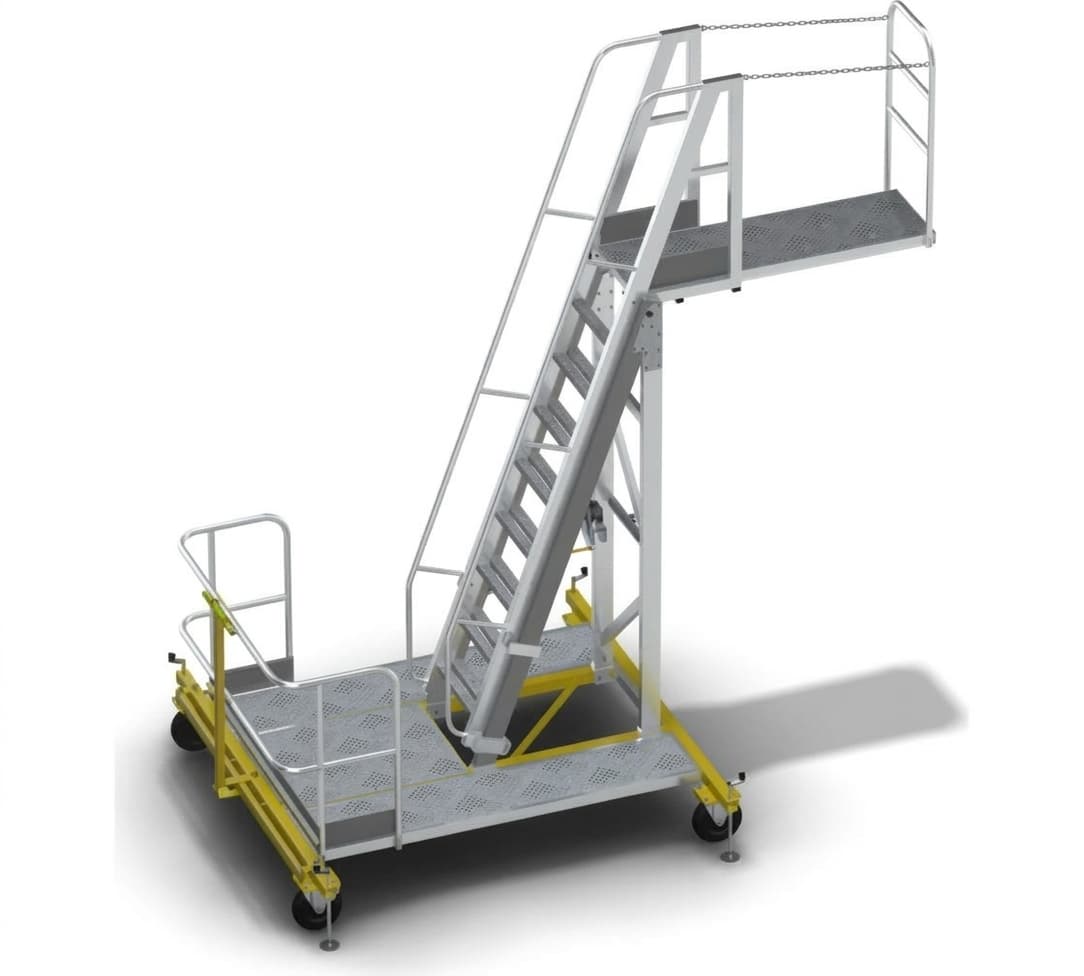 Вышка-стремянка для нефтяной промышленности MEGAL ВСА-5Н2-1 (3,6-5) алюминиевая 704121