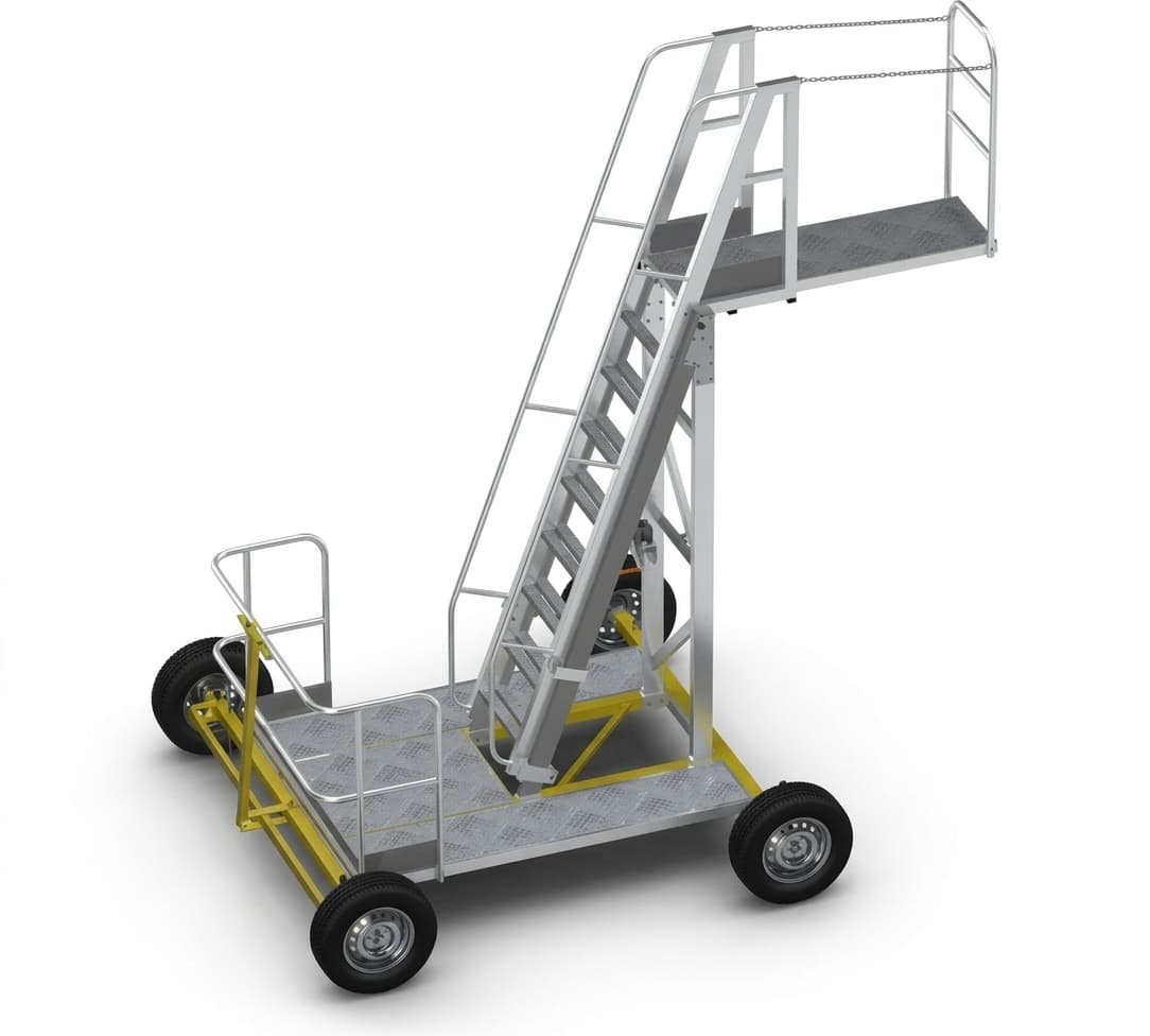 Вышка-стремянка для нефтяной промышленности MEGAL ВСА-5Н2-2 (3,6-5) алюминиевая 704122