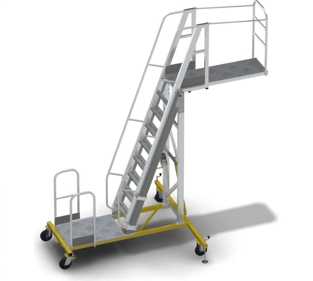 Вышка-стремянка для нефтяной промышленности MEGAL ВСА-5Н2 (3,6-5) алюминиевая 704120