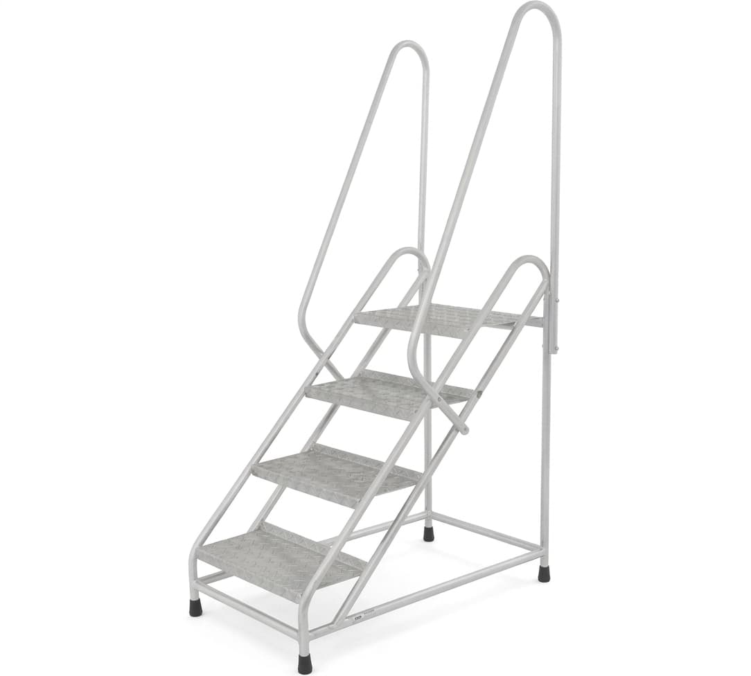 Монтажная подставка MEGAL тип 2 4 ступени с двумя поручнями 050904